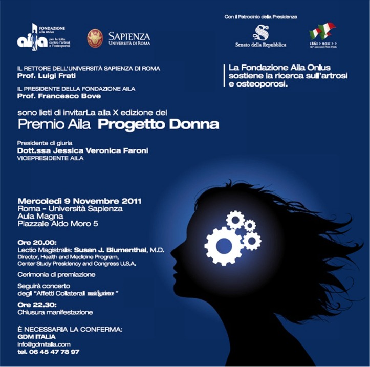 Premio Aila | Progetto Donna 2011