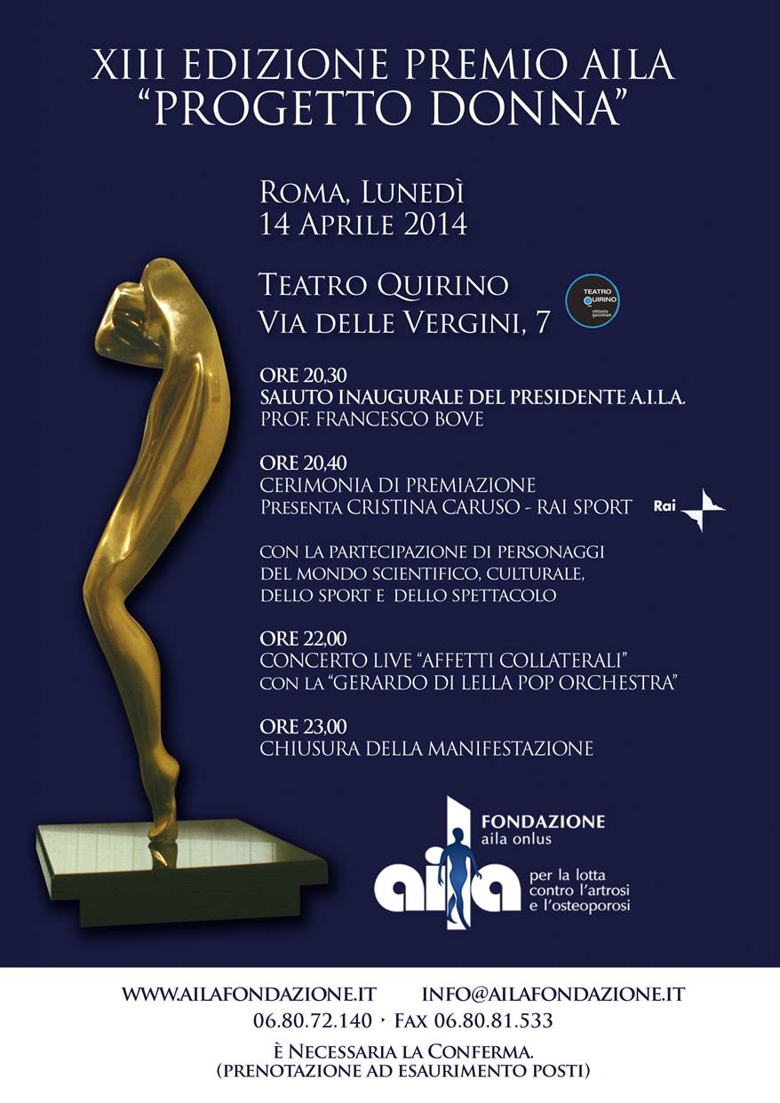 PREMIO AILA 2014 | PROGRAMMA .... clicca per ingrandire